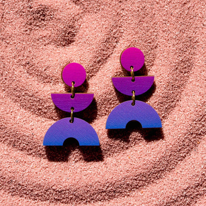 Paradiso Earrings Purple Haze